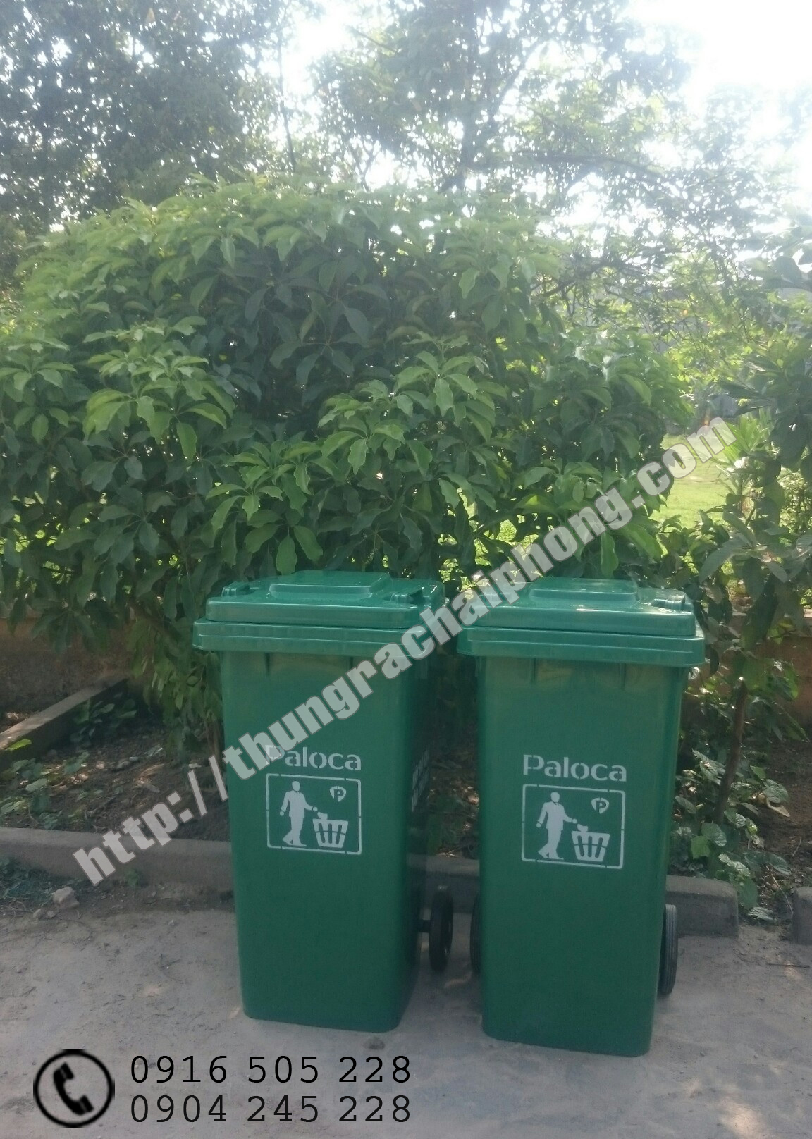mua thùng rác nhựa 120 lít tại hải phòng